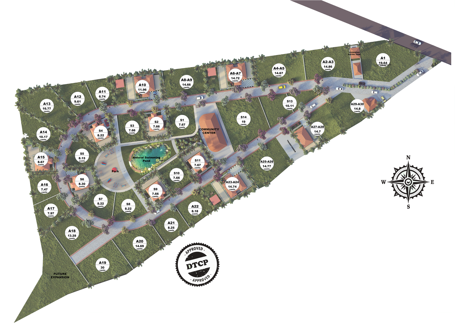 Original full site plan for Swadesha Eco Viva